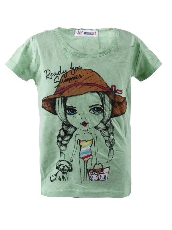 Футболка для девочек (KGS13-93106). Футболка