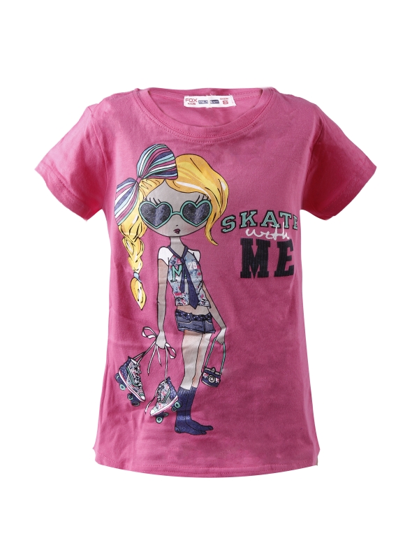 Футболка для девочек (KGS13-93104). Футболка