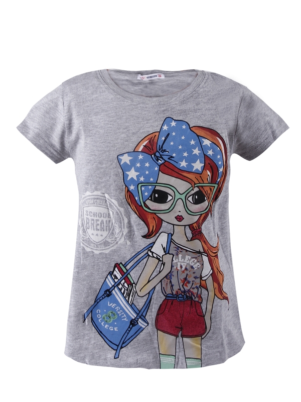 Футболка для девочек (KGS13-93104). Футболка