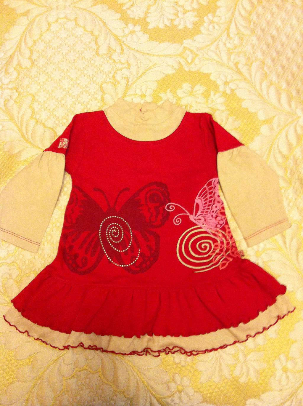 Платье, хлопок, 24 мес, 280 руб. ВЕЩИ ДЛЯ ДЕВОЧКИ