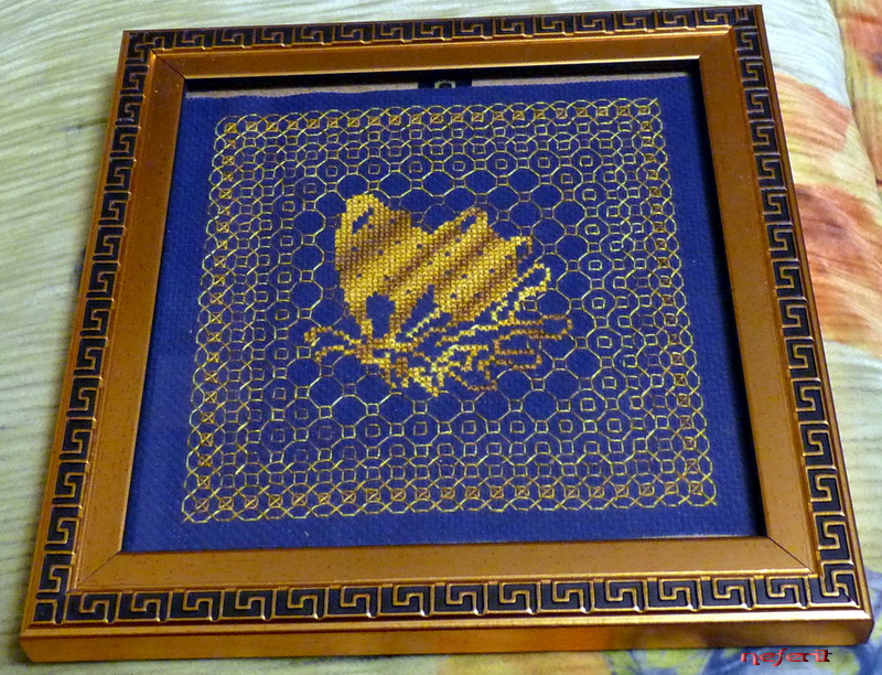 Золотая бабочка. BlackWork