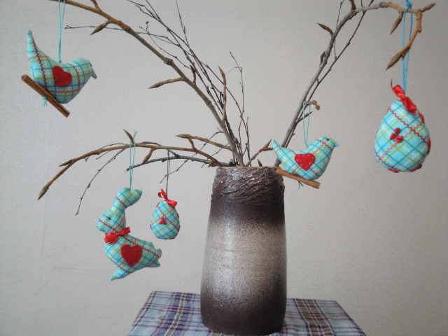 80. Набор Пасхальных украшений ( голубой).. ШЕСТОЙ АУКЦИОН