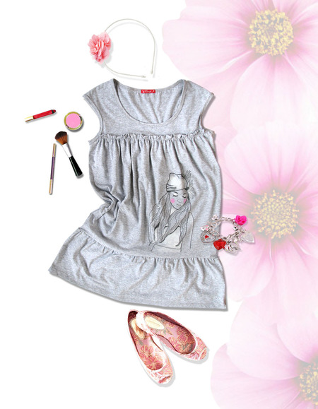 Платье-туника орг.Никитос на 46 размер  450 руб.. ПРИСТРОЕНО