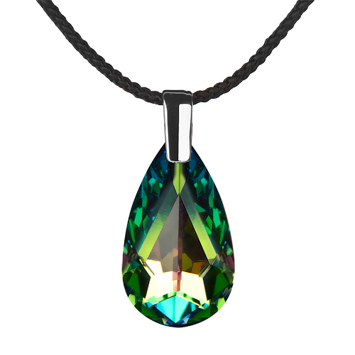 Кулон зелёный Сваровски, итоговая цена 675р.+15%. ПРИСТРОЮ КРАСОТУ