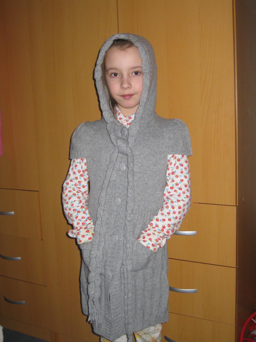 Кардиган 1015 с коротким рукавом. ПРИСТРАИВАЮ