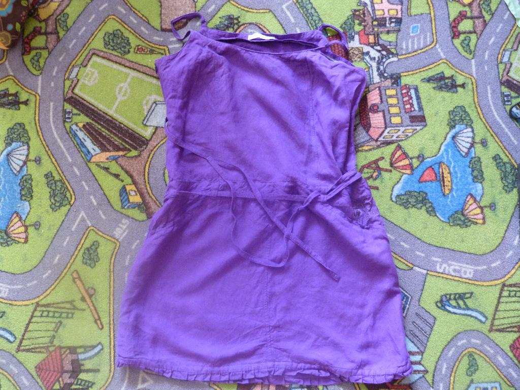 Льняной сарафан Баон р. 48. Одежда женская