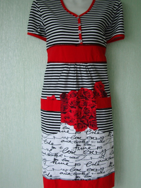 Платье вискозное орг.Jenna2000 м(46-48) 400 руб. . ПРИСТРОЕНО