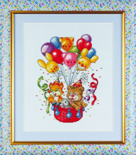 01080 Воздушные шарики . Ледi