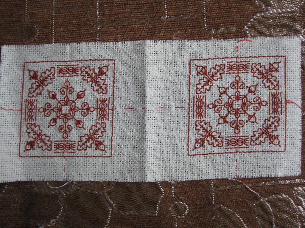 Осенняя бискорню. Вышито, но не оформлено...