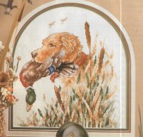 On the hunti labrador with a duck. Разное о собаках