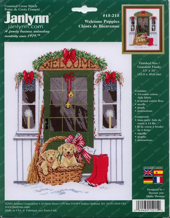 Welcome Puppies (Janlynn 15-215). Разное о собаках