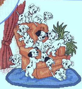 щенки далматина на кресле. Разное о собаках