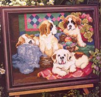 щенки сенбернара. Разное о собаках