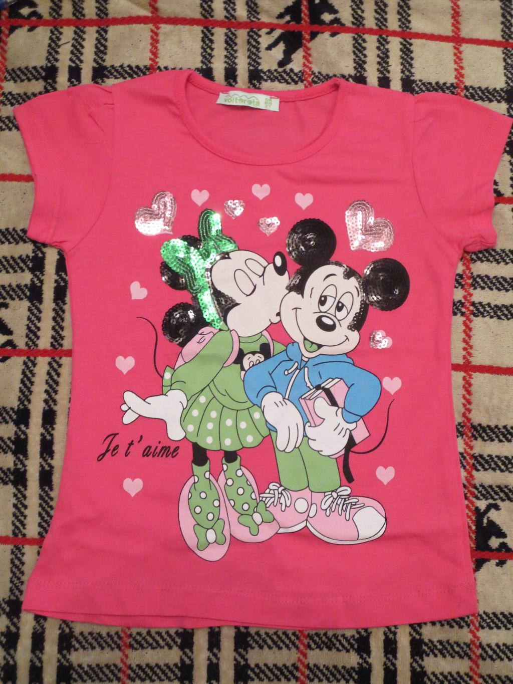 Футболка р.98 цена 200р.. Новое для девочкир.92, р.98, р.104,р.110,р.116,р.122 c замерами