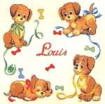 4 щенка с косточками. Разное о собаках