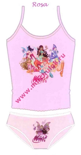  Winx ORANGE. Детское белье Франзони (Италия)