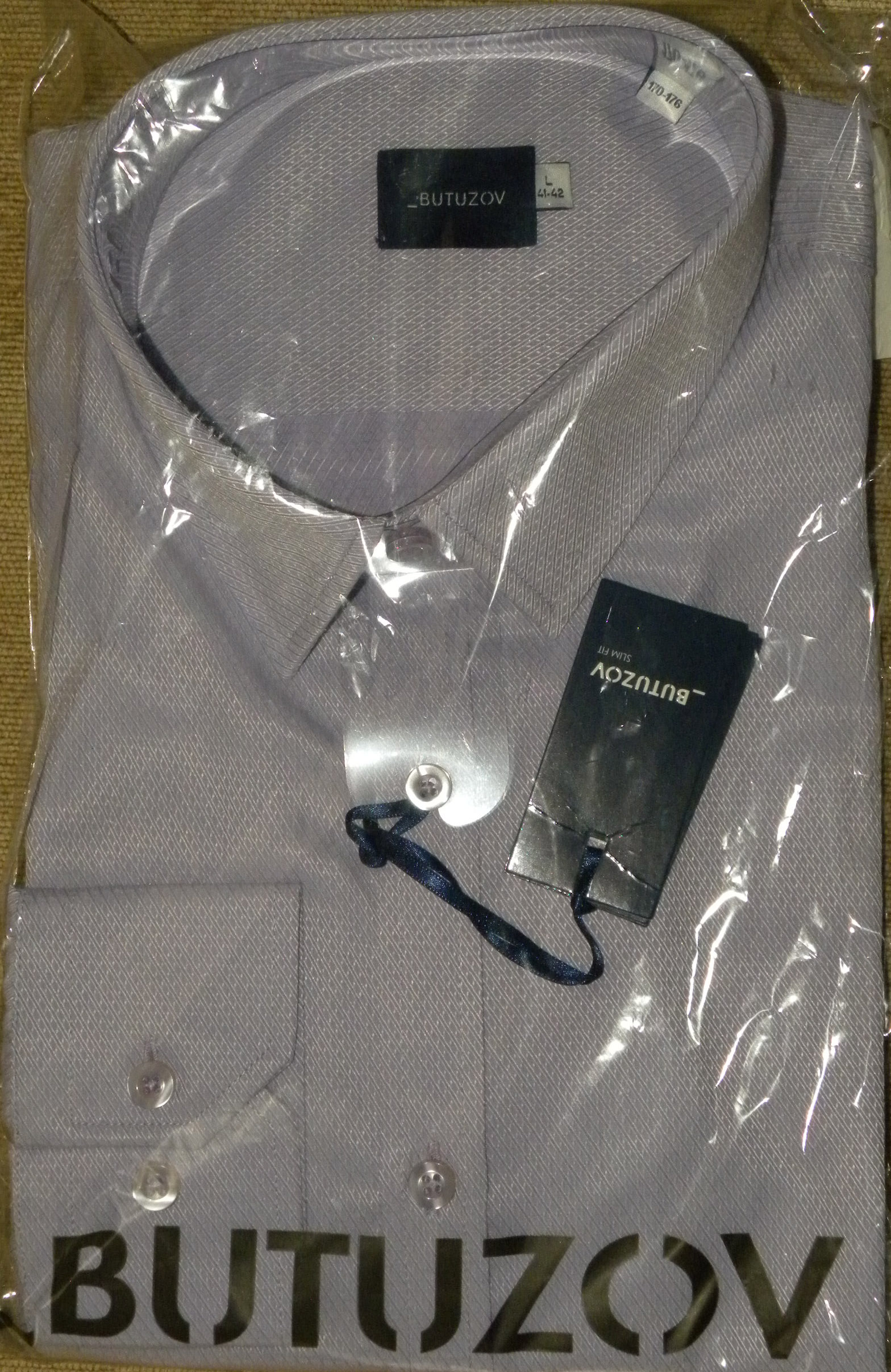 А811, 540 руб. Р-р L(41-42) SLIM FIT, рост 170-176. Рубашки В*U*Т*U*Z*О*V