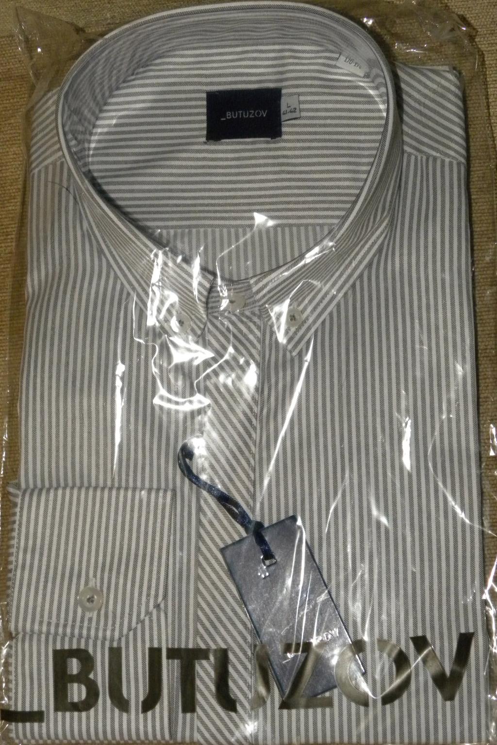 А807, 540 руб. Р-р L(41-42) SLIM FIT, рост 170-176. Рубашки В*U*Т*U*Z*О*V