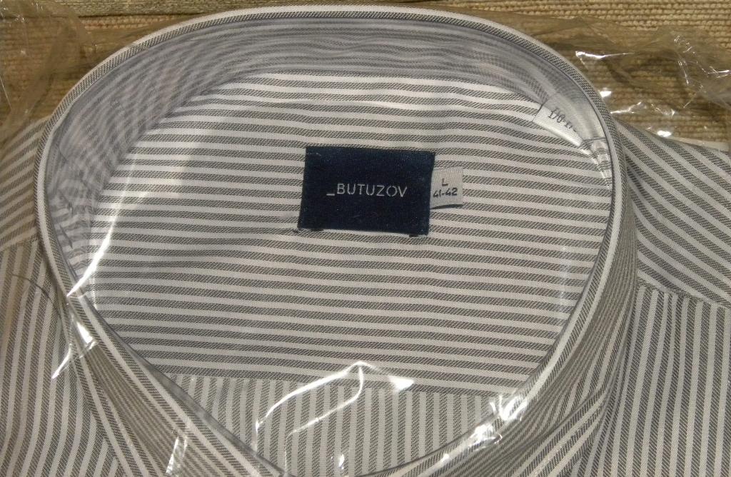 А807, 540 руб. Р-р L(41-42) SLIM FIT, рост 170-176. Рубашки В*U*Т*U*Z*О*V