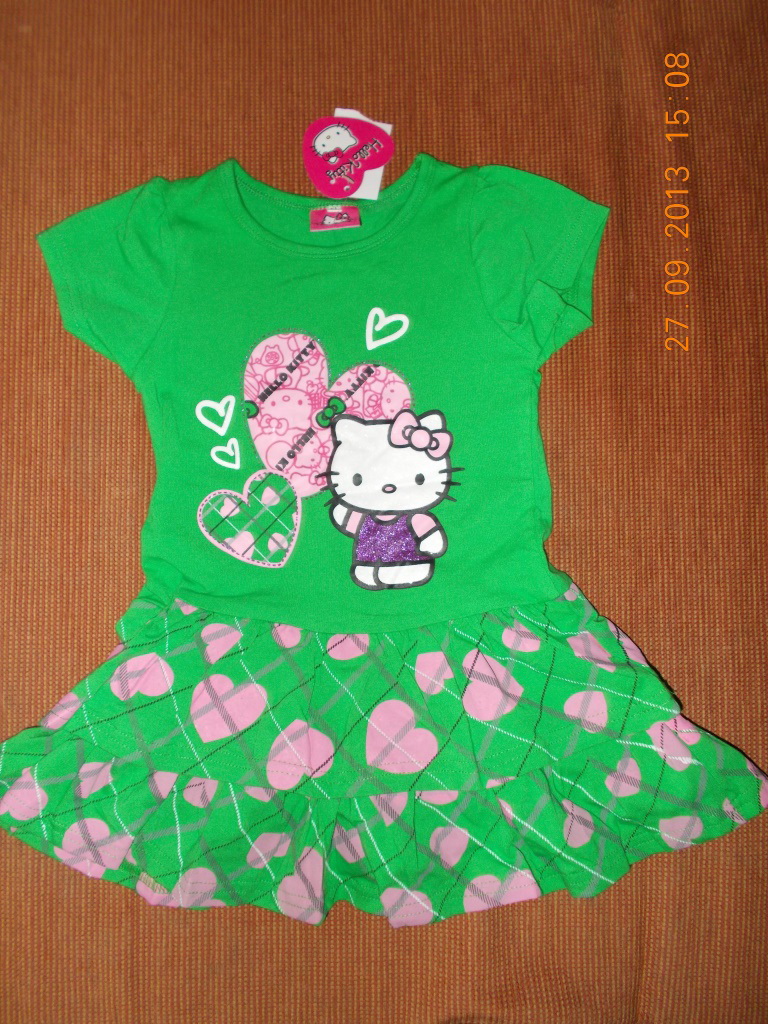 Новое платье с Китти, на рост 110. Для девочек