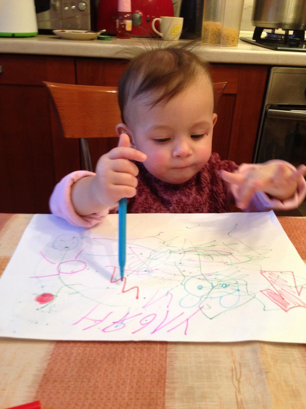 Рисование для малышей 1 годик