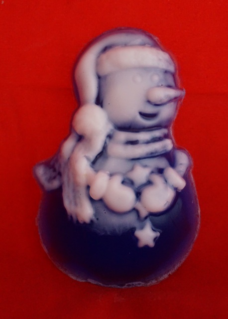 Снеговик 51г. МЫЛО ручной работы