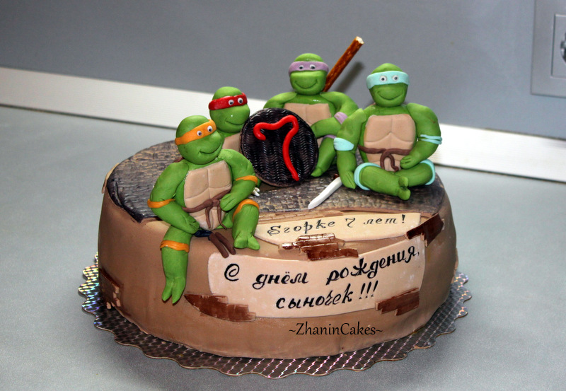 'Черепашки ниндзя'. Детские Торты... 