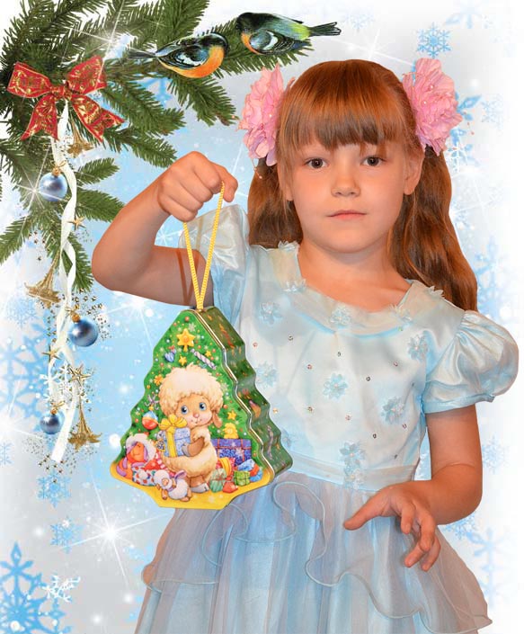 Сладости под елочкой, жесть, 350 гр., 272 руб с %%. НОВОГОДНИЕ ПОДАРКИ 2015