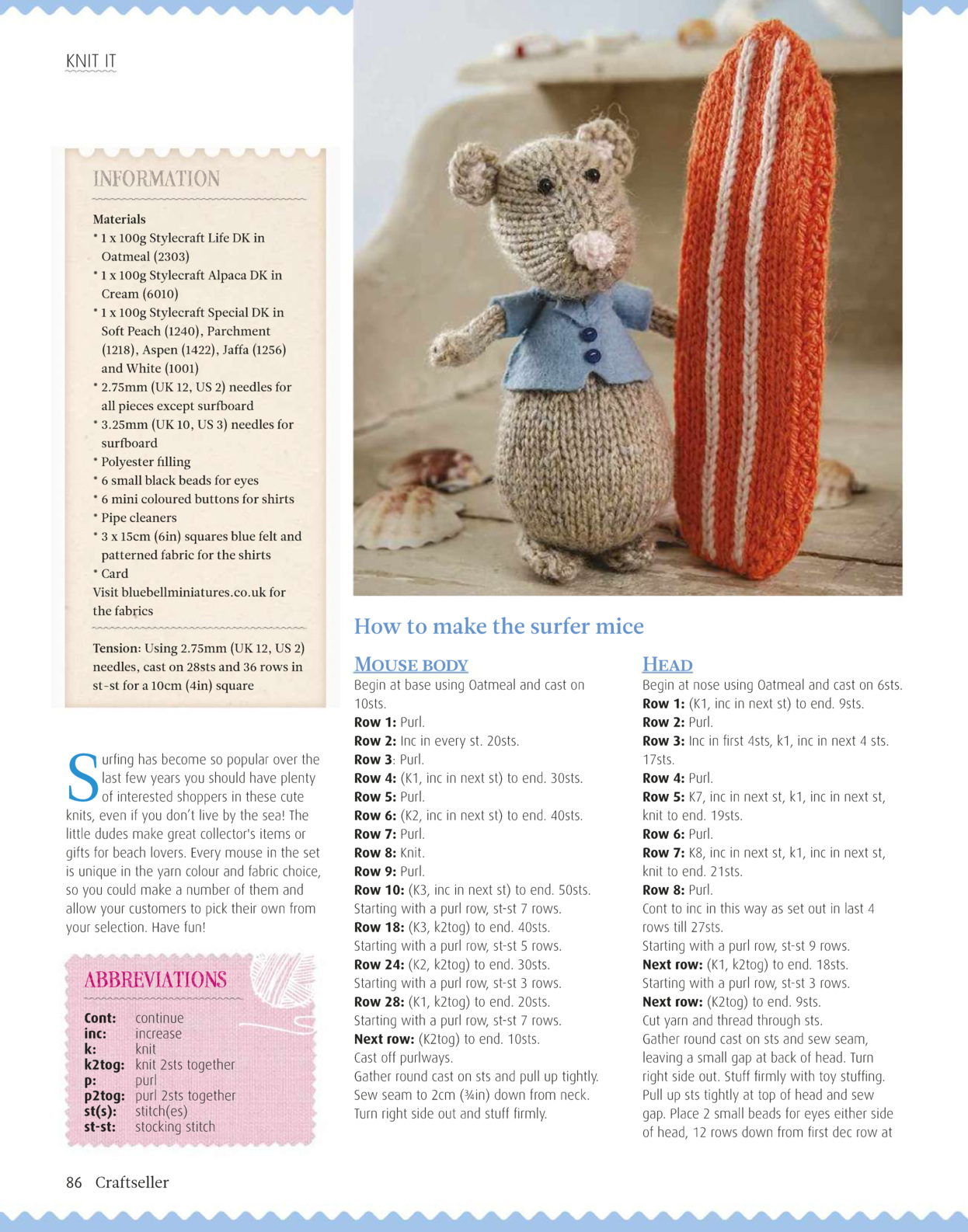 5.1.06 Surfing mice (Angela Turner) (Craftseller 37 2014-06)