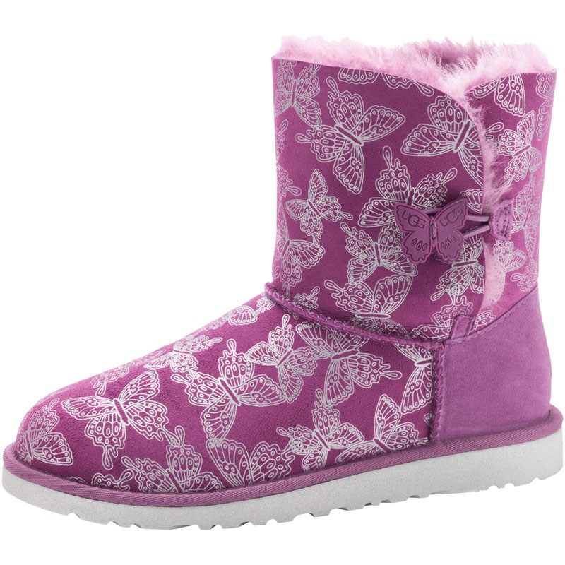 UGG Kids Bailey Button Butterfly 35р (4 амер). обувь для ДЕВОЧЕК