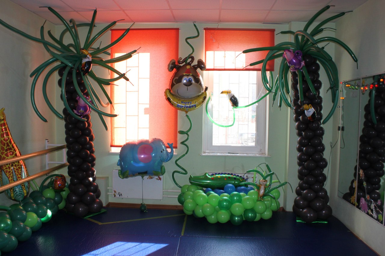 День Рождение 'Джунгли'. Аэродизайн