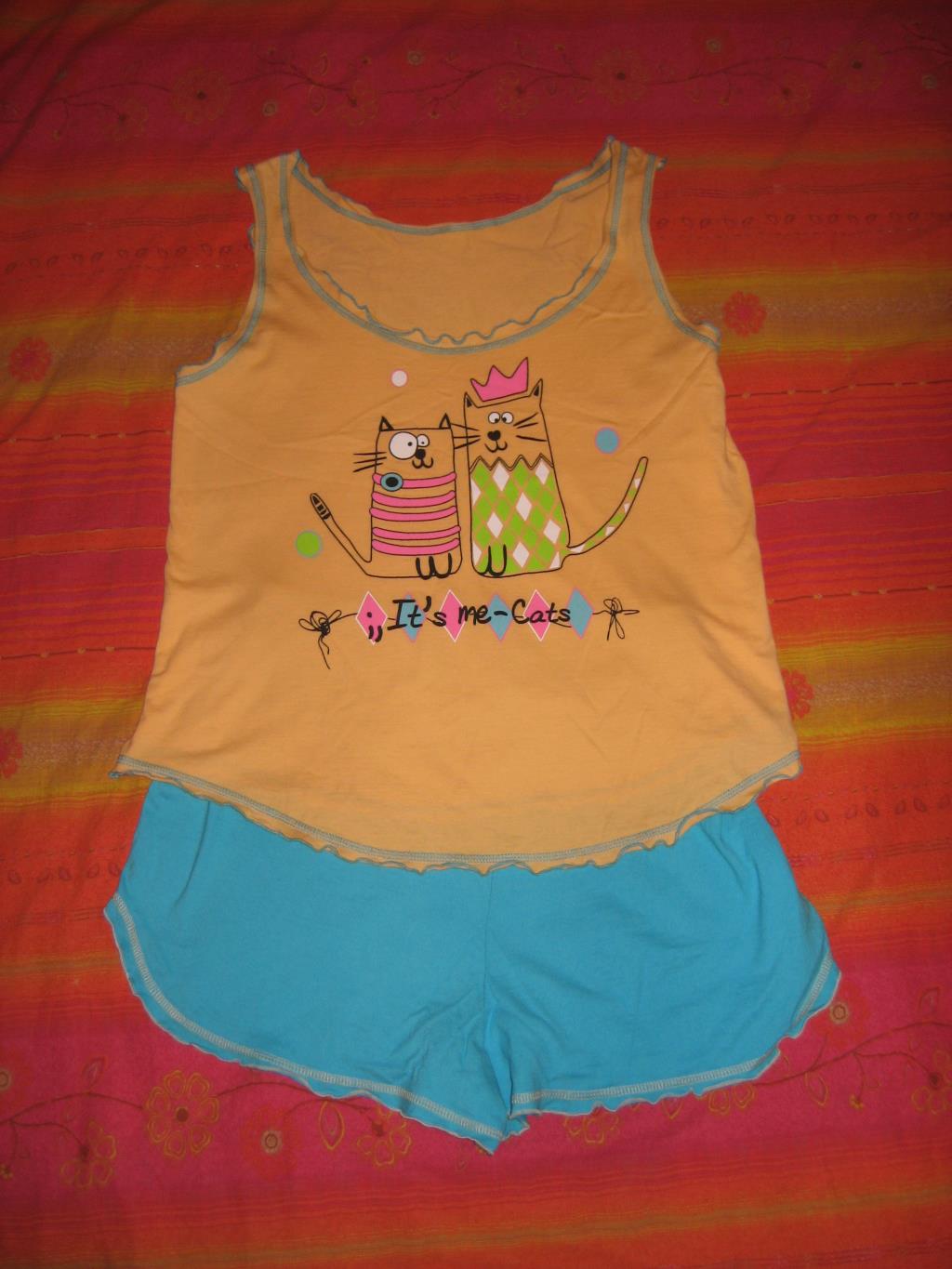 пижама с шортиками, новая р.50-52 экв.1000. Одежда М/Ж новая и б/у