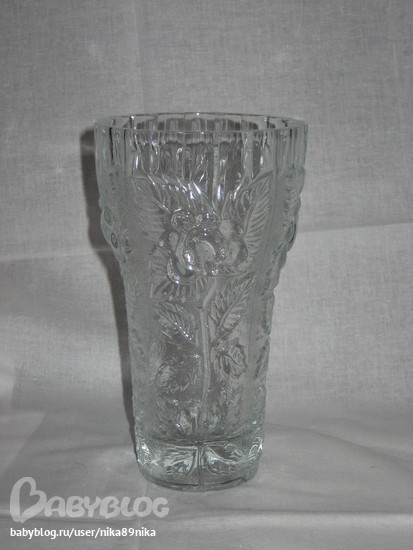 ваза хрустальная 18см экв. 600. Посуда, много разной