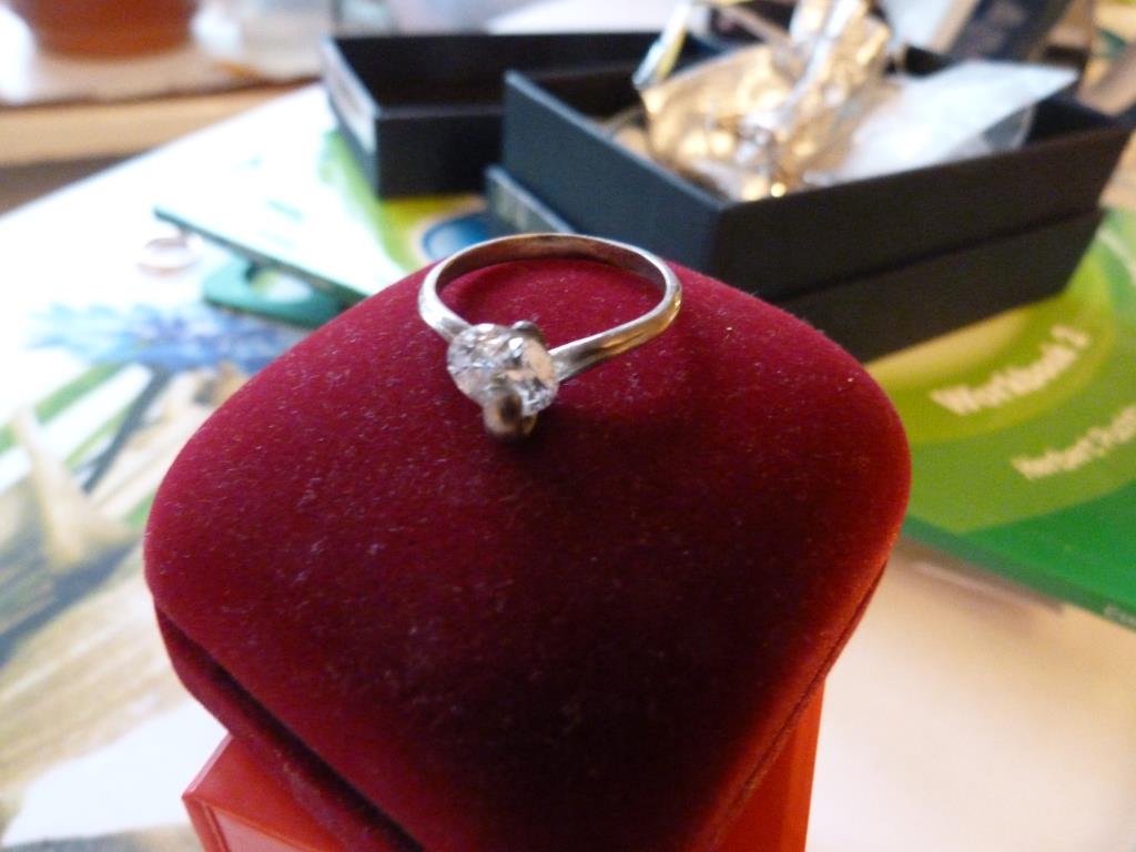колечко р.18 большой фианит серебро 450р. Ювелирка