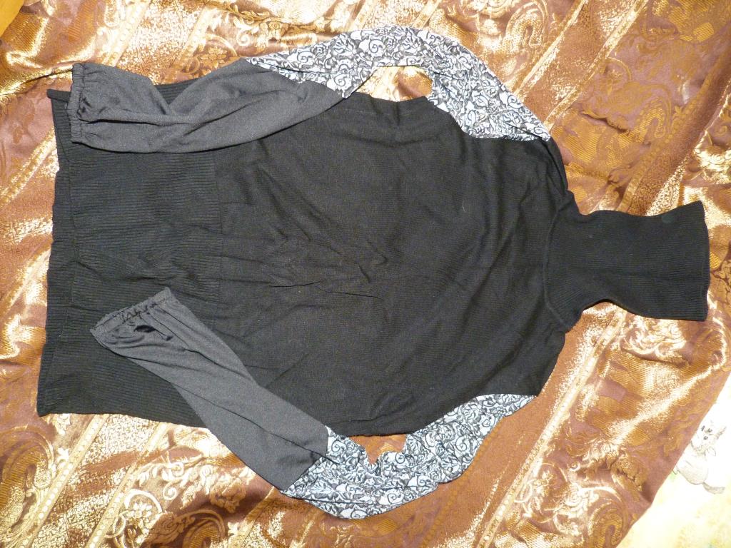 водолазка с красивыми легкими рукавами. Одежда женская