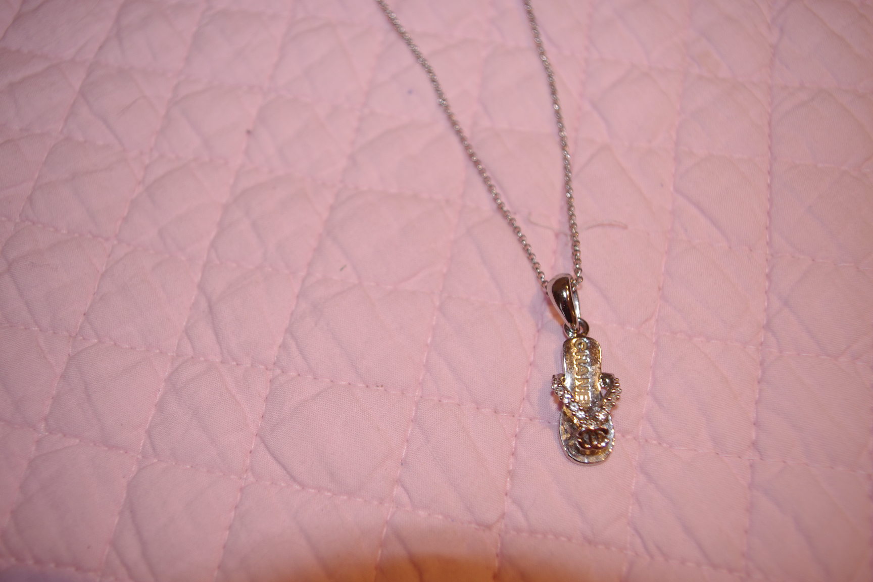 Шанель подвеска с цепочкой вьетнамка-300. БИЖУ