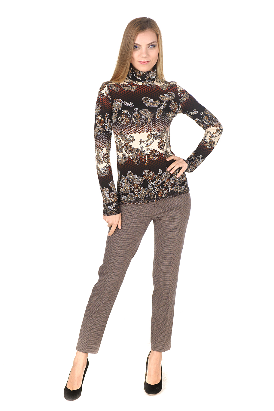 брючки-тянучки с шерстью на 44 разм. пристрой