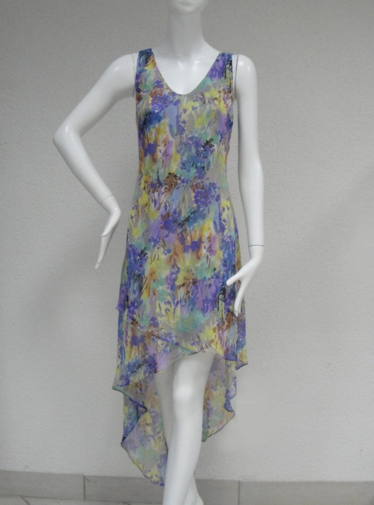 Платье 17-017 шифон жатка принт. КАП*РИЗные новинки!