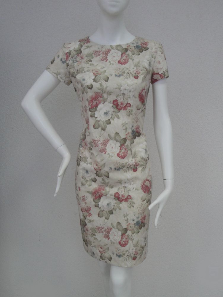 Пл.7-143 Кост. принт цветы. КАП*РИЗные новинки!