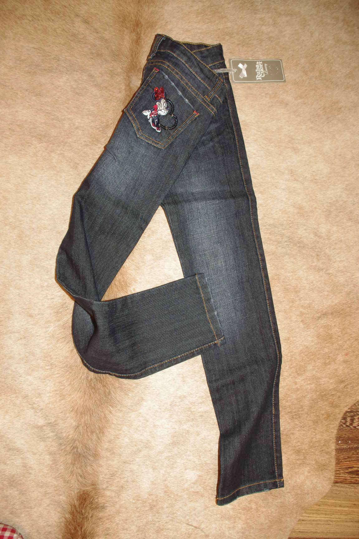 джинсы Руба куори с микки-128-1100. ЗАБРАЛИ