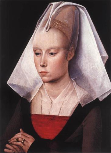 Rogier van der Weyden - Portrait of a Woman 1464. Art