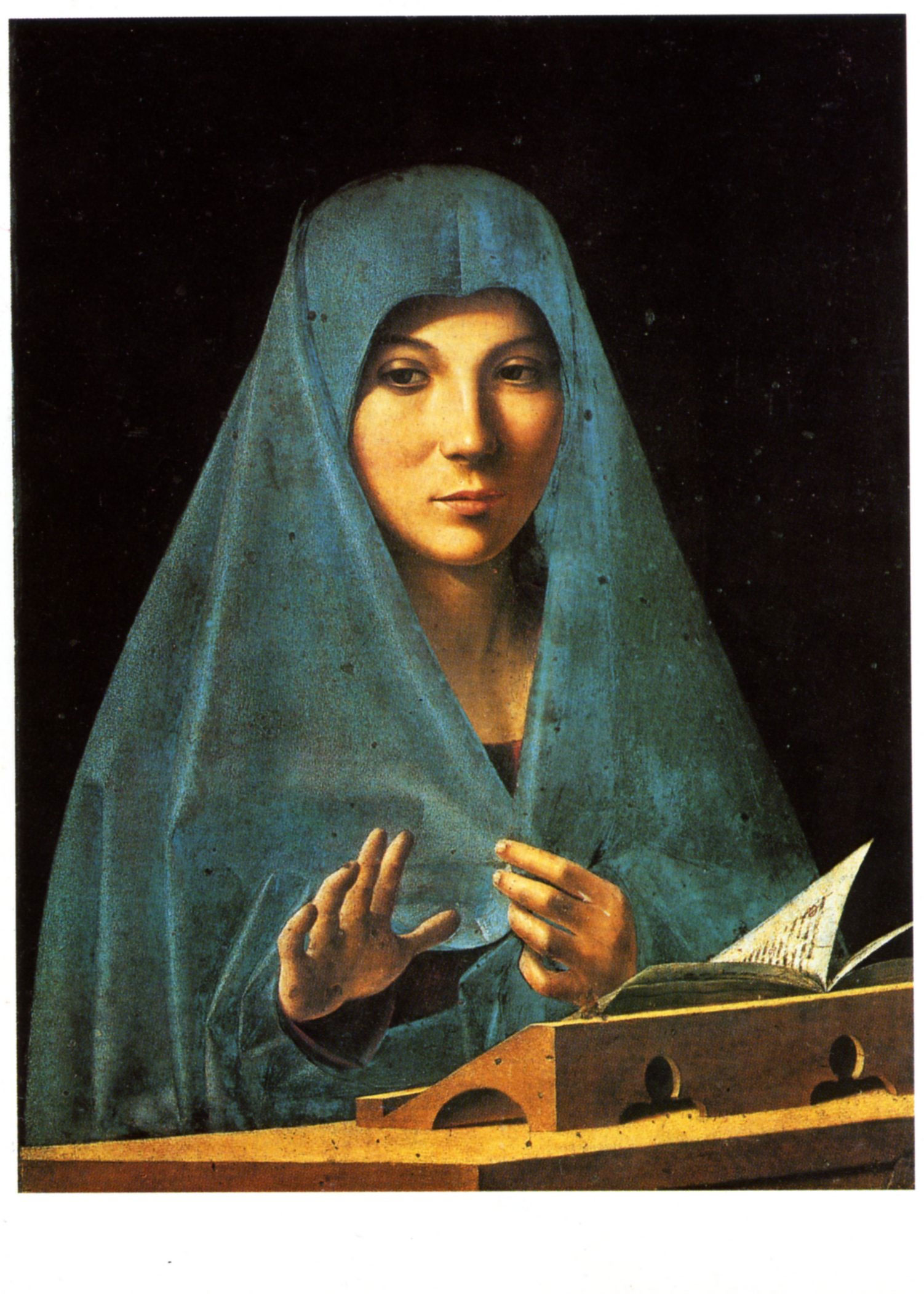 Antonello de Messina - Virgin Annunciate 1475. Art