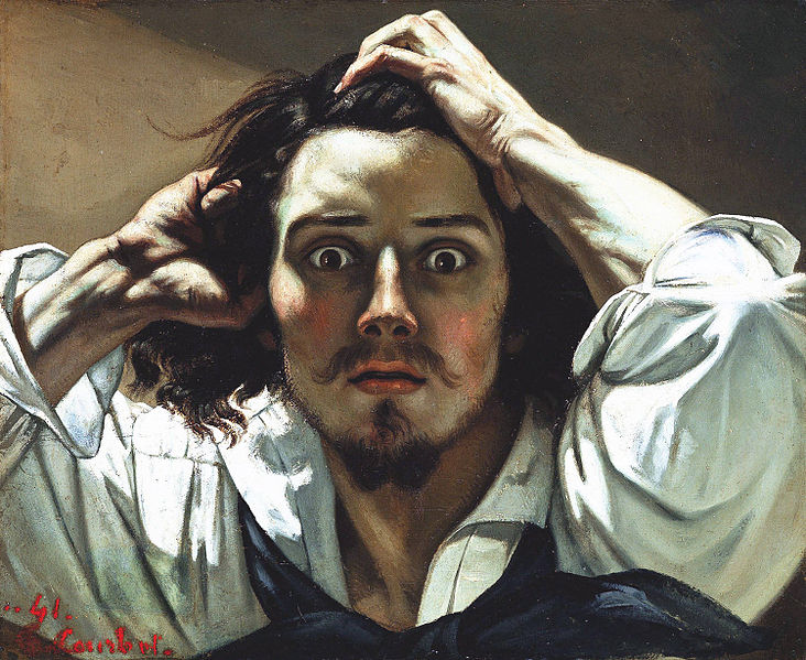 Gustave Courbet - The Desperate Man 1843-1845. Art