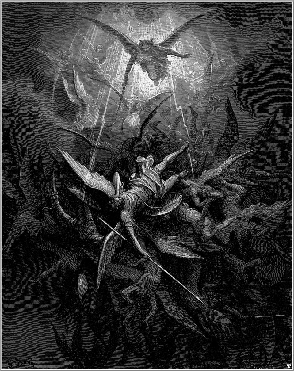 Gustave Dore - Paradise Lost 1866. Art