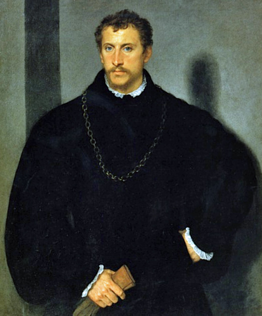 Tiziano - L'uomo dagli occhi grigi 1520. Art