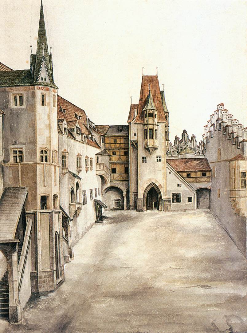 Albrecht Durer - Courtyard of the Former Castle. Art