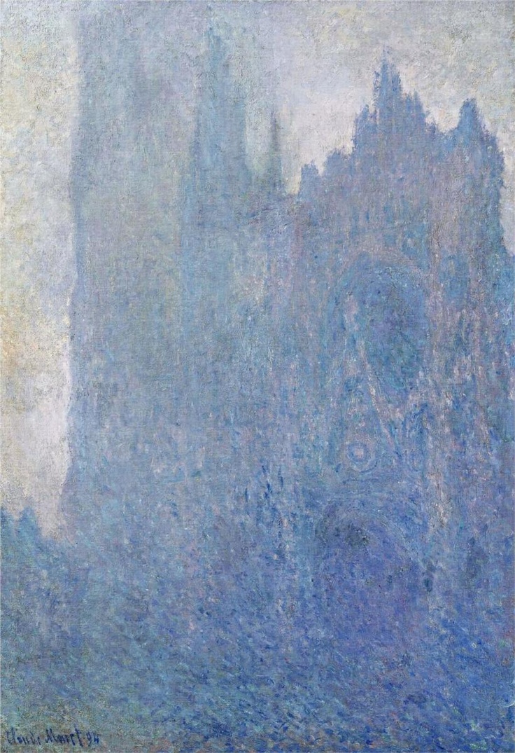 Claude Monet - Rouen cathedral in the fog 1893. Art