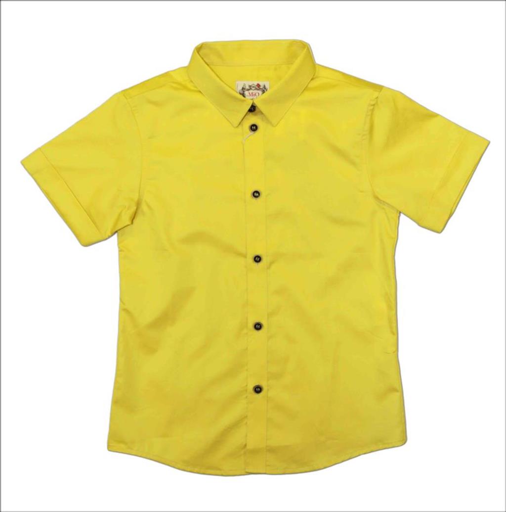 Рубашка детская желтая