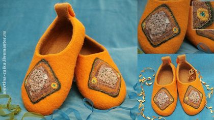 Тапочки для мамы. Мои работы