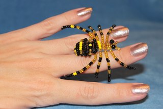 Паук из бисера. Мои работы